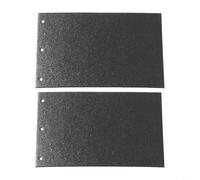 Juego de 2 almohadillas de placa base de carbono para lijadora de banda 9403 MT190 MT9 con 3 agujeros redondos, accesorios de repuesto para herramientas eléctricas