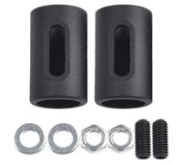 Juego de 2 anillos limitadores de profundidad para taladro avellanador, tornillo de perforación para carpintería, montaje empotrado, ajustable, accesorios de localización de calibre de metal, color