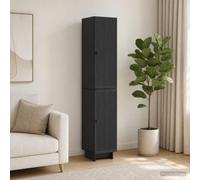 Juego de 2 armarios de madera con LED y USB | Puertas correderas con iluminación LED, conexión USB, madera resistente, diseño moderno