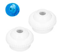 Juego de 2 Boquillas de Chorro para Piscina, Accesorio de Entrada de Flujo Direccional, Apertura de Rosca Macho de 1,5 Pulgadas, Globo Ocular Giratorio, Chorro de Retorno Hydrostream para Spa, Natació