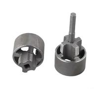 Juego de 2 brocas de tubería de agua PPR para 1/2 3/4 pulgadas, herramienta de rosca externa interna para tubos de metal de plástico, expansor de fontanería de acero al carbono para taladro eléctrico