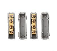 Juego de 2 conectores de cable tipo I S35 nominal 1000 V 120 A con bloque de terminales de doble tornillo y conductor de latón para aplicaciones de cable eléctrico
