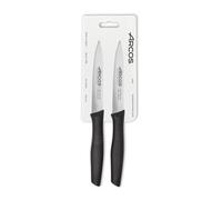 Juego de 2 cuchillos mondadores serie nova arcos 100 mm de acero inoxi