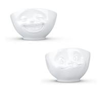 Juego de 2 cuencos + Süße sorpresa, Fifty Eight, TV tazas, 500 ml, lachend + Sabroso