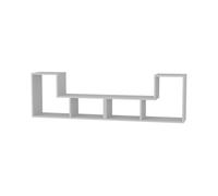Juego de 2 elementos modulares hustersurd 92x54x30 cm - blanco [en.casa]