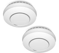 Juego de 2 ELRO Connects el Detector de Humo inalámbrico FZ5002R - DIN EN14604 Probado - con Sensor de Calor