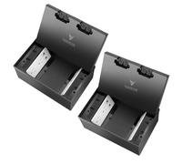 Juego de 2 enchufes ocultos planos empotrados, toma de suelo empotrada con | 4 receptáculos TR de 15 amperios, puerto de carga USB de 2.1 A y puertos RJ45 dúplex, caja de cubierta eléctrica impermeable