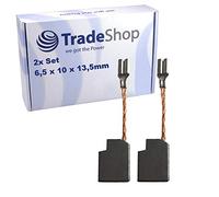 Juego de 2 escobillas de carbón abrasivo, 6,5 x 10 x 13,5 mm compatible con DeWalt D28133 Typ2 D28133 Typ3 D28133QS D28134 D28134 Typ1 D28134 Typ2 para amoladora angula