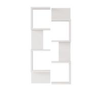 Juego de 2 estanterías de pared omn 8 estantes 93x24x15 cm - blanco [en.casa]