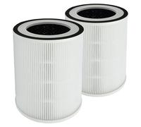 Juego de 2 filtros HEPA de repuesto para purificador de aire