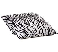 Juego de 2 fundas de cojín Unyqoos® – Fundas de microfibra con estampado de cebra, 80x80 cm, funda extra suave con amplio fuelle interior