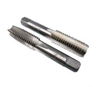 Juego de 2 grifos y cónicos métricos HSS x 1,75 mm, rosca derecha, longitud de 69 mm para metalurgia, kit de reparación de roscas internas, accesorio de mecanizado CNC