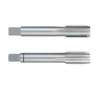 Juego de 2 machos para roscar a mano mf din 2181 hss rectificados con rosca mf16 x 1,5 mm