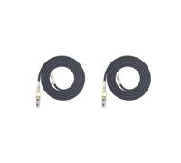 Juego de 2 mangueras de aerógrafo de 1/8 a 1/4 pulgadas, adaptador estándar de 1,8 m, kit de aerógrafo de 6 pies, negro, 1,8 m de longitud