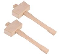 Juego de 2 martillos de haya para trabajos en madera
