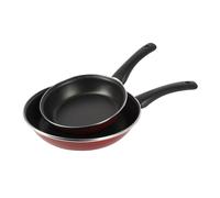 Juego de 2 Sartenes Ø20Ø26cm base roja CLASSIQUE en aluminio forjado Bergner 2 sartenes base roja