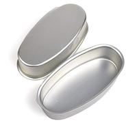 Juego de 2 sartenes para hornear, antiadherente Pro Pan Pan Pan de 20,32 cm Forma Oval Cake Pan Antiadherente de Aluminio Queso Pastel Pan Utensilios para hornear para el Hogar, Cocina, Panadería