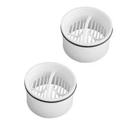 Juego de 2 Sets de Filtro Desagüe Ducha y Tubo de Inmersión, Atrapa Pelos Ducha y Rejilla Desagüe Ducha, Compatible con Viega Tempoplex 6960, 6961, 6962, 6963