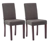 Juego de 2 sillas de comedor ina de tela 41x47x91 cm