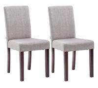 Juego de 2 sillas de comedor ina de tela 41x47x91 cm