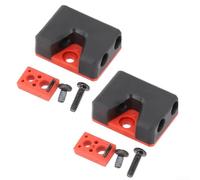 Juego de 2 soportes magnéticos para brocas 49-16-3697 con adaptador y tornillos para inalámbrico para taladro de impacto, llave de destornillador, accesorio rojo y negro