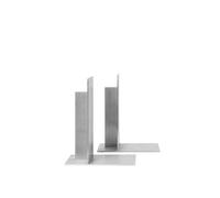 Juego de 2 sujetalibros de Aluminio Storage