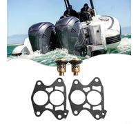 Juego de 2 termostatos marinos para fueraborda YTR 6E5-12411-30 sustituye al control de temperatura del motor 688-12414-A1-00