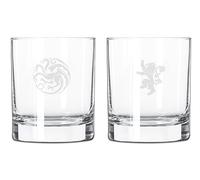 Juego de 2 vasos de whisky con grabado de Game of Thrones en caja de regalo