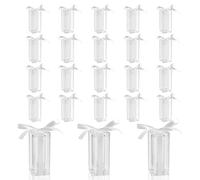 Juego de 20 bolsas de regalo de fiesta de 1.97 x 1.97 x 4.7 pulgadas (vaso de chupito no incluido), cajas de vasos de chupito para regalo, puede contener vasos de chupito de 2 onzas para bodas,