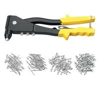 Juego de 200 remachadoras de mano, kit de tuercas de remache ciego, herramienta de alicates de remache resistente