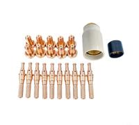 Juego de 22 piezas de antorchas de corte de plasma con electrodos 9-8215, boquillas 9-8211, cartucho de arranque 9-8213 y tapa 9-8237 para Thermal Dynamics para sistemas SL60 WS PK22, accesorios de