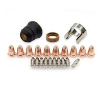 Juego de 23 accesorios de soldadura con electrodo de cobre de alta conductividad, boquillas prácticas y lentes para antorcha de soldadura de argón, kit robusto para trabajos en metal