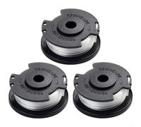 Juego de 3 bobinas de repuesto para desbrozadora GE-CT 18/28 Li & 18/28 Li TC, hilo de nailon de 5 m de longitud, 1,6 mm de diámetro, accesorio de bobina TLE-03