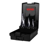 Juego De 3 Brocas Escalonadas Ultimatecut Hss Runatec Con Flowstep® Ruko 101626pro