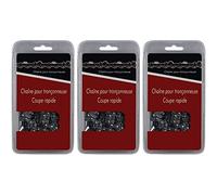 Juego de 3 cadenas de 62 eslabones - Compatible con las motosierras STIHL MS 271
