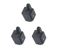 Juego de 3 cinceles de esquina de precisión para enmarcar carpintería mortada bisagra de puerta empotrada, 30 x 78 mm, color negro