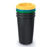Keden Juego de 3 cubos de reciclaje 45 L cada uno
