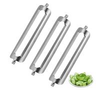 Juego de 3 cuchillas de repuesto para Tupperware, acero inoxidable, compatibles con zanahorias, pepinos, patatas, accesorios de cocina sostenibles