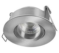Juego de 3 focos empotrables LED OSRAM Spot Set, IP65, acabado níquel satinado, 4,5W, 4000K (blanco neutro), apto para ambientes húmedos