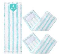 Juego de 3 fundas de repuesto para limpiaparabrisas, para Leifheit Profi XL Micro Duo / Profi XL Cotton Plus, todos los mangos de mopa, eliminan rápidamente las manchas, eficiente microfibra de