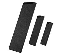 Juego de 3 fundas protectoras para cuchillos, funda de cuchillo de chef, funda de plástico ABS, protector de 3 tamaños, funda negra para cuchillos, protector de cuchillos, protector de cuchillos