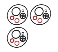 Juego de 3 juntas de carburador para Honda GX110 para gx120 GX140 para gx160 para gx200 motores gx200, juego de reconstrucción de anillo de cuenco flotante, piezas de repuesto 16010-ZE1-812