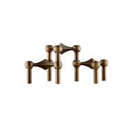 STOFF Nagel 3 Candelabros STOFF Nagel Bronzed brass