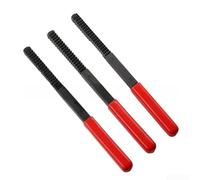 Juego de 3 limas roscadas de acero cromado para reparación, 3 piezas | Juego de 3 piezas de grosor medio, recuperación precisa, ideal para roscas de metal