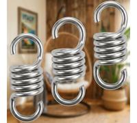 Juego de 3 Muelle de Hamaca o Silla Colgante - Capacidad de 300kg | Se utiliza para colgar sillas colgantes hamacas sacos de boxeo y toallas de yoga Adecuado para interior y exterior