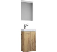 Juego de 3 piezas | Lavadero para invitados WC | Baño de invitados | Lavabo Aseo | Muebles de baño Juego de baños - Slito SP