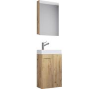 Juego de 3 piezas | Lavadero para invitados WC | Baño de invitados | Lavabo Aseo | Muebles de baño Juego de baños - Slito SC