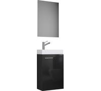 Juego de 3 piezas | Lavadero para invitados WC | Baño de invitados | Lavabo Aseo | Muebles de baño Juego de baños - Slito SP