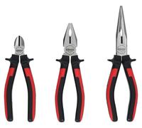 Juego de 3 pinzas ERGOTORQUE® (de corte, universal y de punta semicircular) - KS Tools - 115.1010