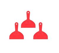 Juego de 3 raspadores de masilla, herramientas de cuchillo de relleno de plástico flexible de 6 pulgadas, herramienta de raspador de pintura para parches, calcomanías, papel pintado, pintura de coche